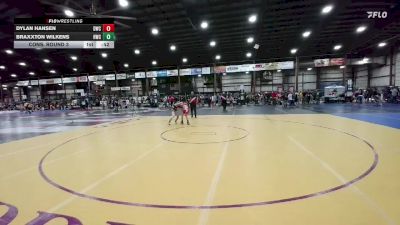 95 lbs Cons. Round 3 - Braxxton Wilkens, Hazen Wrestling Club vs Dylan Hansen, Douglas Wrestling Club