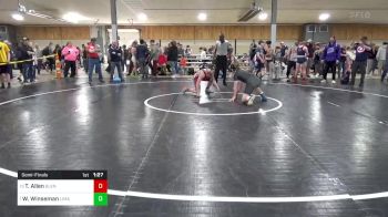 140 lbs Semifinal - Treston Allen, Glen Lyon vs Waylan Winseman, Lima