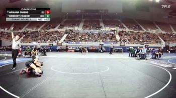 100-D1 Champ. Round 1 - Kennedy Farrar, Gila Ridge High School vs Arianna Owens, Sunnyslope High School