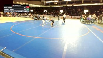 Girls 110 lbs Cons. Round 2 - Sydney Rose, Rogers (Puyallup) (Girls) vs Zale Ganal, Lake Stevens (Girls)