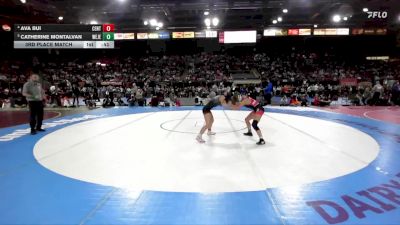 105 lbs 3rd Place Match - Catherine Montalvan, West Jefferson vs Ava Bui, Centennial