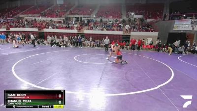 144 lbs Round 1 (16 Team) - Emanuel Mejia, Comal Pieper vs Isaac Dorn, Dallas Hillcrest