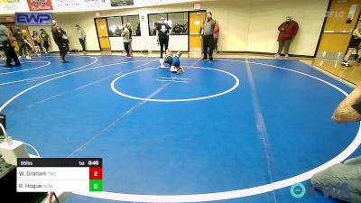 55 lbs Consi Of 8 #2 - Winston Graham, Tahlequah Wrestling Club vs Ruger Hogue, Noble Takedown Club