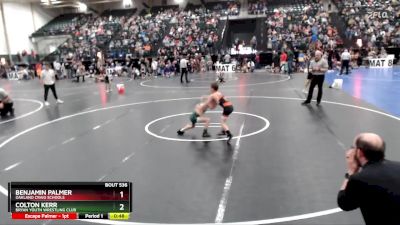 58 lbs Cons. Round 2 - Benjamin Palmer, Oakland Craig Schools vs Colton Kerr, Bryan Youth Wrestling Club