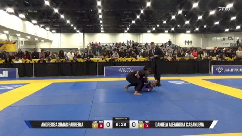 Daniela Alejandra Casanueva vs Andressa Simas Parreira 2025 World IBJJF Jiu-Jitsu No-Gi Championship