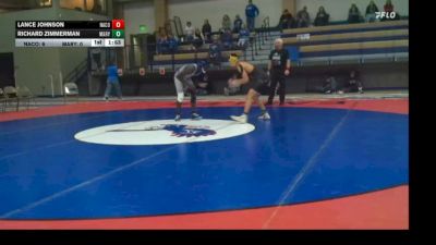 138 lbs Richard Zimmerman, Bismarck St Mary`s vs Lance Johnson, Natrona County