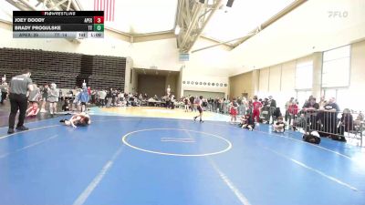 85 lbs Rr Rnd 6 - Joey Doody, Apex ES vs Brady Progulske, CT Tugman