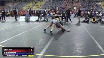 124 lbs Semis & 3rd Wb (16 Team) - Cali Leng, Iowa vs Shelby Moore, McKendree University