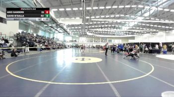 157 lbs Champ. Round 1 - David M`Balla, Pennsylvania College Of Technology vs Akio Sanders, Ithaca