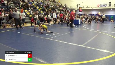 66 lbs Semifinal - John Cambra, Mat Assassins vs Brock Taylor, Quest