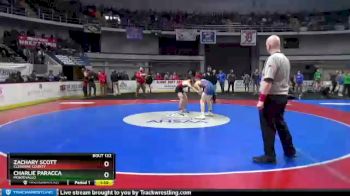 1 lbs Quarterfinal - Zachary Scott, Cleburne County vs Charlie Paracca, Montevallo