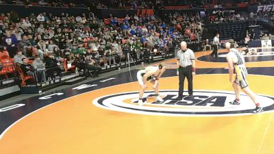 1A 215 lbs Semifinal - Jackson Allen, Yorkville (Christian) vs Cade Poyner, Coal City