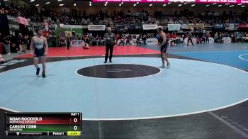 130 lbs Champ. Round 1 - Carson Cobb, Soldotna vs Noah Rockhold, North Pole Patriots