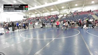 75 lbs 3rd Place Match - Wyatt Johnson, Northside Wrestling Club vs Daxxton Phillipsen, JWC