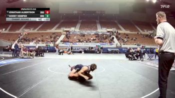 D1-157 lbs Champ. Round 1 - Jonathan Albertson, Shadow Ridge High School vs Korey Kemper, Desert Vista High School