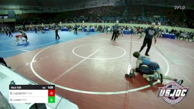 92 lbs Semifinal - Bradley Lazzerini, Team Tulsa Wrestling Club vs Osiel Luna, Prodigy Wrestling