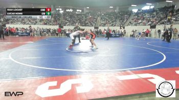 120 lbs Round Of 16 - Kiah Locust, Cowboy Wrestling Club vs Lucas Howe, Coweta