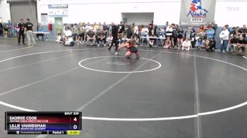 135 lbs Round 3 - Saoirse Cook, Anchor Kings Wrestling Club vs Lillie VanSiegman, Pioneer Grappling Academy