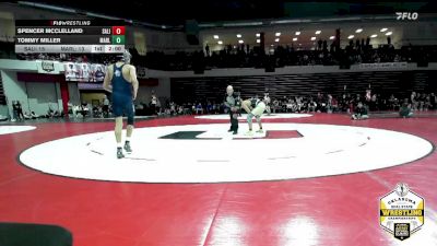 132 lbs Semifinals (8 Team) - Spencer McClelland, SALINA vs Tommy Miller, MARLOW