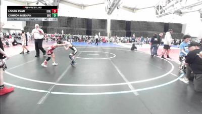 49 lbs Rr Rnd 3 - Logan Ryan, ICWL Bruisers Club vs Connor Meehan, DoughBoys ES