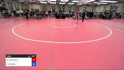 92 lbs Consolation - William Minarcik, Nj vs Gabriella Conte, Nj