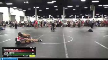 96 lbs Round 1 (8 Team) - Izaya Schickley, U2 Upstate Uprising Gold vs Jake Adams, D3PRIMUS