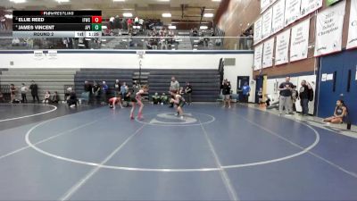 95 lbs Round 2 - Ellie Reed, Idaho Falls Wrestling Club vs James Vincent, Anderson Performance Institute