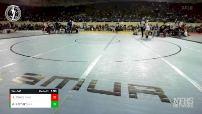 5A - 145 lbs Semifinal - Lyndi Cisco, ANADARKO vs Amelia Earhart, LITTLE AXE