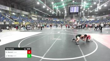 123 lbs Semifinal - Braxton Barent, Team Champs vs Joshua Ternes, Hazen WC