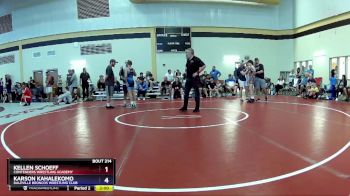 94 lbs Round 2 - Kellen Schoeff, Contenders Wrestling Academy vs Karson Kahalekomo, Daleville Broncos Wrestling Club