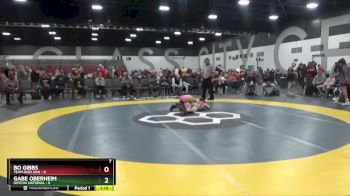 100 lbs Placement Matches (8 Team) - Gabe Oberheim, Gotcha National vs Bo Gibbs, Team Ohio (OH)