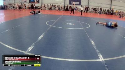 92 lbs Rd# 9- 2:15pm Saturday Final Pool - Brighton Prine, Terps Xpress vs Edward Encarnacion III, Maryland GOLD