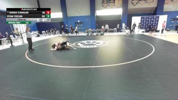 141 lbs Prelim - Ryan Yocum, St. Vincent College vs Josiah Canales, Ferrum