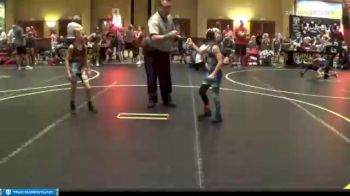 52 lbs Round 1 (6 Team) - Xavier Cheevers, Mid MO Vikings vs Kam Parker, The Untouchables Black