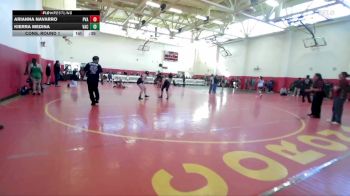 155 lbs Cons. Round 1 - Arianna Navarro, Paloma Valley vs Kierra Medina, Vacaville