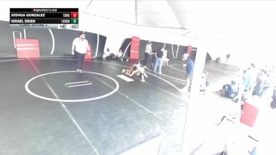 120 lbs Cons. Round 2 - Israel Denis, Los Osos High School Wrestling vs Joshua Gonzalez, Team SoCal Wrestling Club
