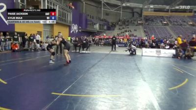 138 lbs Quarters & 1st Wb (16 Team) - Kylie Rule, Wartburg vs Paige Jackson, Eastern