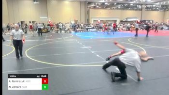126 lbs Consi Of 8 #2 - Andrew Ramirez Jr., Aces Wr Ac vs Nicholas Zamora, Warrior Trained