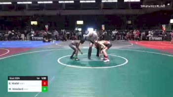 98 lbs Consi Of 16 #2 - Bladen Madel, North Montana WC vs Montrell Woodard, Grindhouse