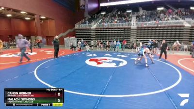 138 lbs 2nd Place Match - Clayton Ailport, Glenrock Wrestling Club vs Garret Horton, Evanston Elite Wrestling Club