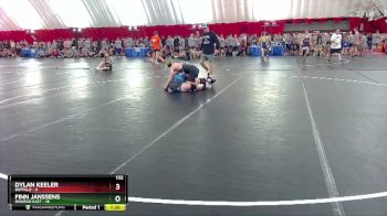 132 lbs Semis & Wb (16 Team) - Finn Janssens, Oswego East vs Dylan Keeler, Buffalo