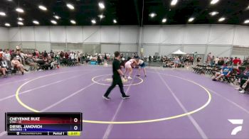 180 lbs 2nd Wrestleback (16 Team) - Cheyenne Ruiz, Utah vs Diesel Janovich, Nebraska