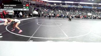 72 lbs Consi Of 8 #2 - Blakely Erisman, Butler Wrestling vs Millie Kerth, Stronghold WC