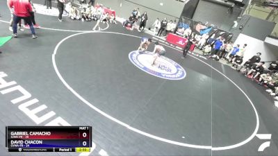 106 lbs Placement Matches (16 Team) - Gabriel Camacho, SJWA-FR vs David Chacon, CVWA-FR