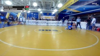 132 lbs Cons. Round 4 - Mikah Ikeda, JAX WC vs Draven Thompson, Winter Haven Wrestling Club