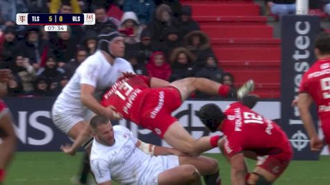 Romain Ntamack Try | Stade Toulousain vs Ulster