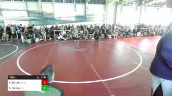 78 lbs Quarterfinal - Patrick Barnett, Savage House WC vs Aydann Correa, TUF California Wr Ac
