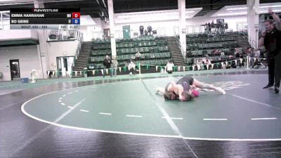 160 lbs 3rd Place Match - Emma Hanrahan, Mount Union vs Bo Geibe, Indiana Tech