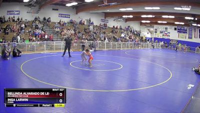 55 lbs Round 3 - Bellinda Alvarado De Leon, Hillsboro Mat Club vs Inga Larwin, COWA