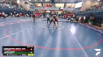 215 lbs Round 4 - Jaden Mosby, Frisco Memorial vs Christopher `Brock` Johnson, Carl Albert